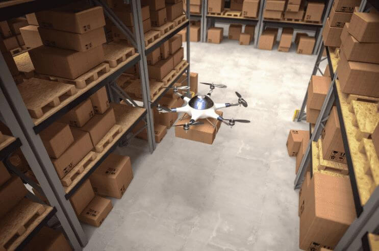 drones warehouse