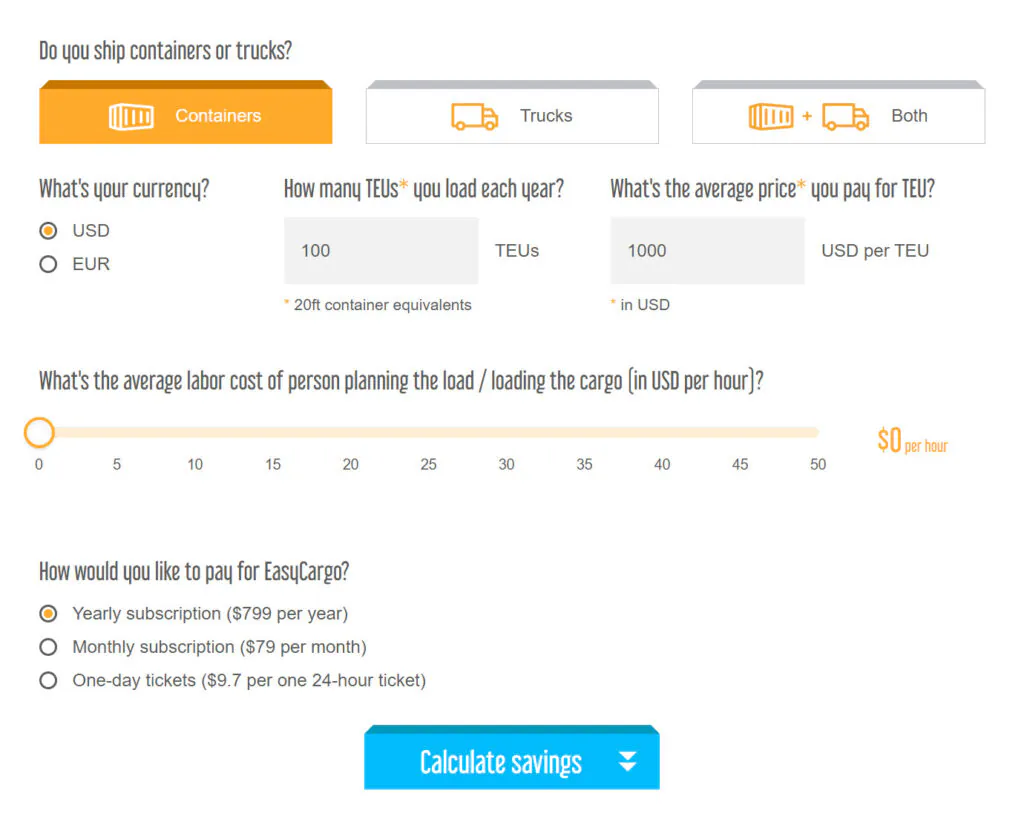 How much you can save with truck and container load planning software?