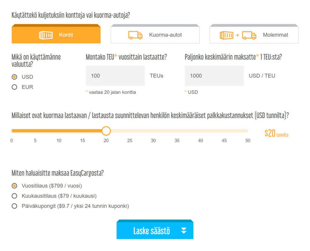 Säästölaskurin